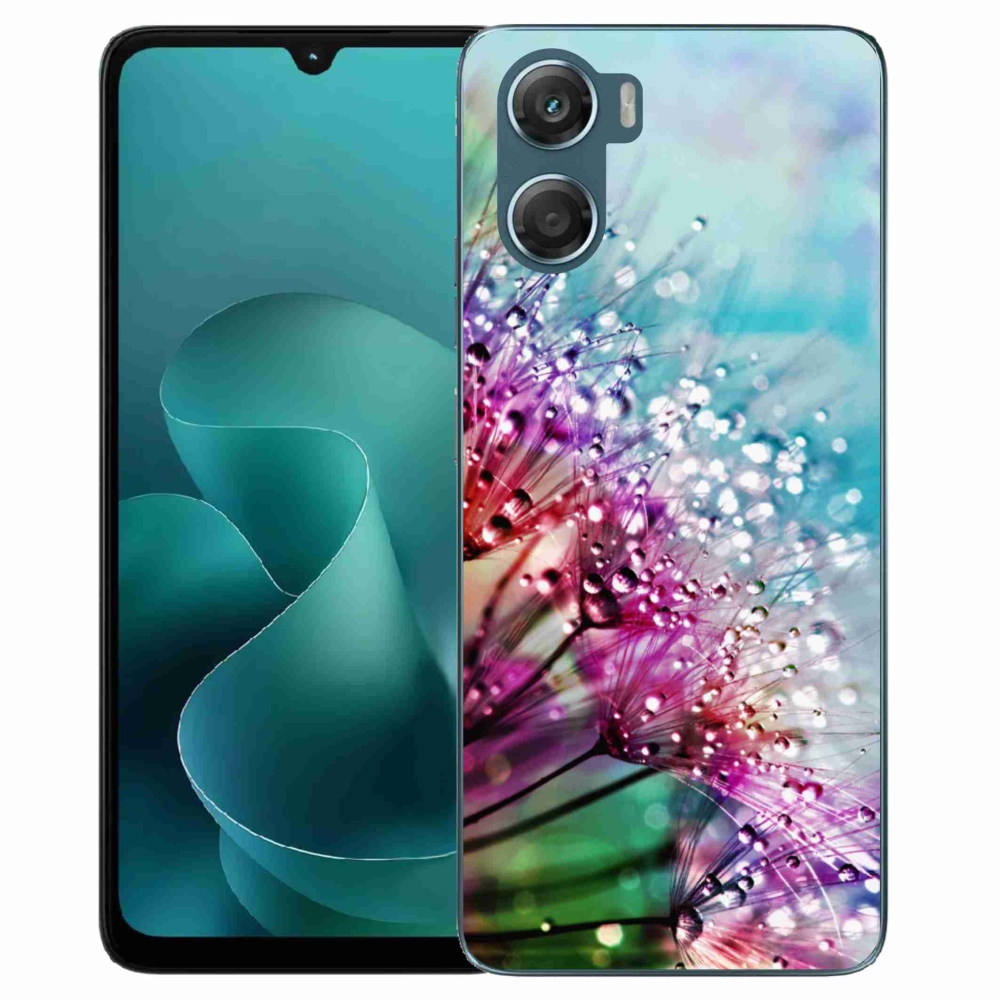 Gélový kryt mmCase na Motorola G06/G06 Power - farebné kvety