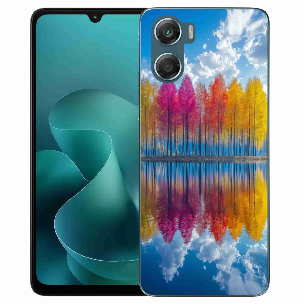 Gélový kryt mmCase na Motorola G06/G06 Power - farebné stromy