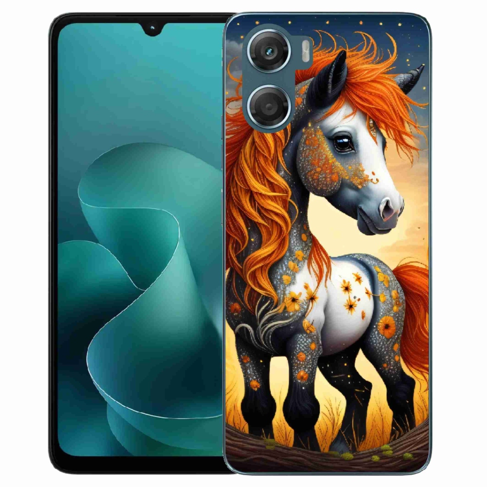 Gélový kryt mmCase na Motorola G06/G06 Power - farebný poník