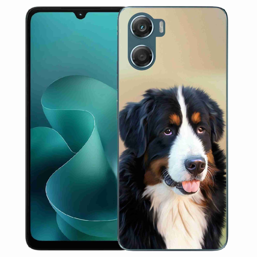 Gélový kryt mmCase na Motorola G06/G06 Power - bernský salašnícky pes