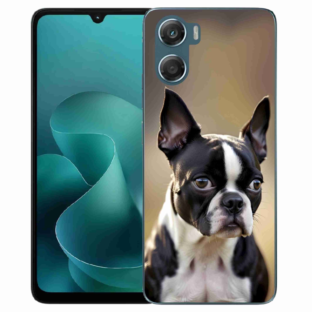 Gélový kryt mmCase na Motorola G06/G06 Power - bostonský teriér