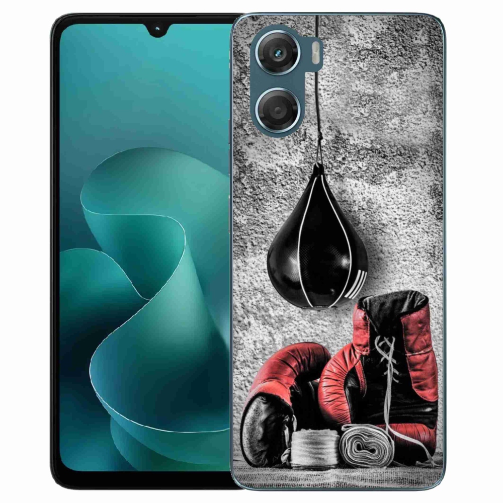 Gélový kryt mmCase na Motorola G06/G06 Power - boxovacie vrece a rukavice