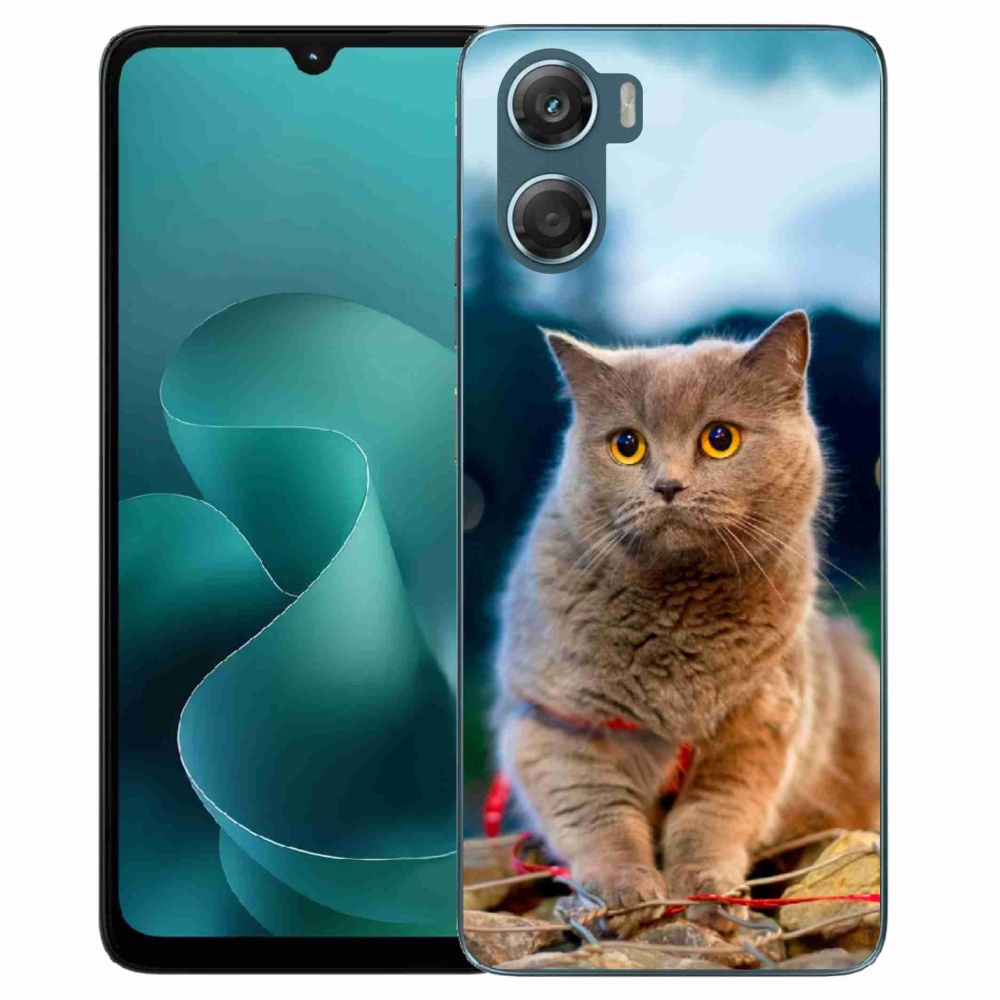 Gélový kryt mmCase na Motorola G06/G06 Power - britská modrá 2