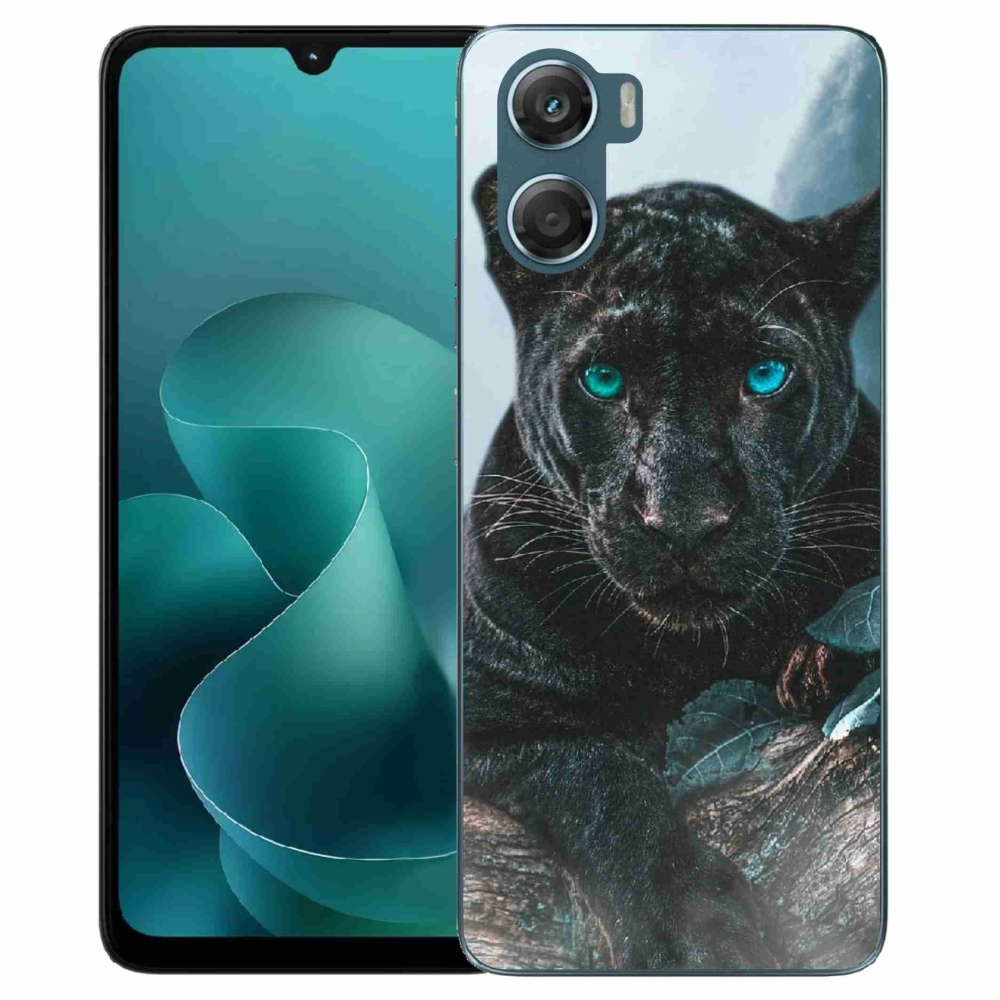 Gélový kryt mmCase na Motorola G06/G06 Power - čierny panter