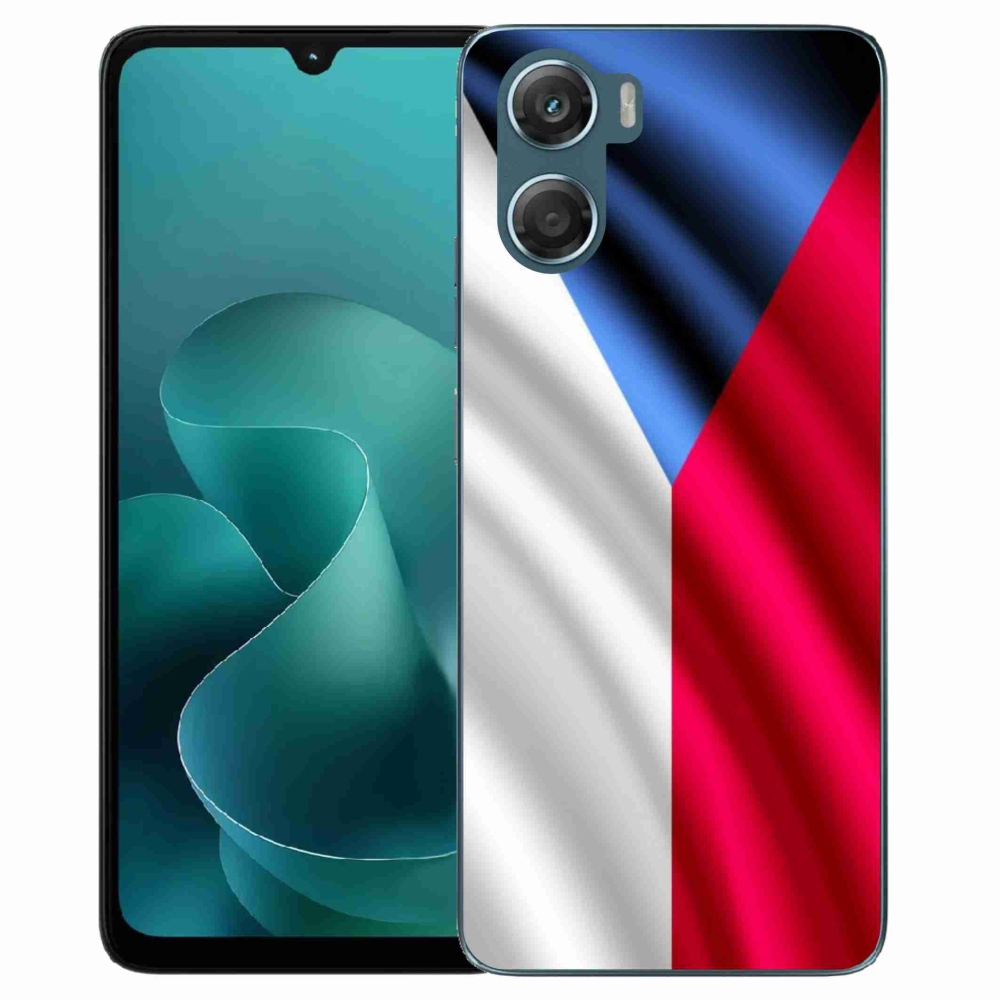 Gélový kryt mmCase na Motorola G06/G06 Power - česká vlajka