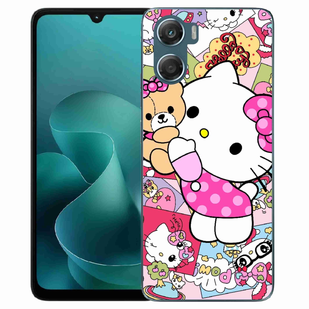 Gélový kryt mmCase na Motorola G06/G06 Power - cute kitty