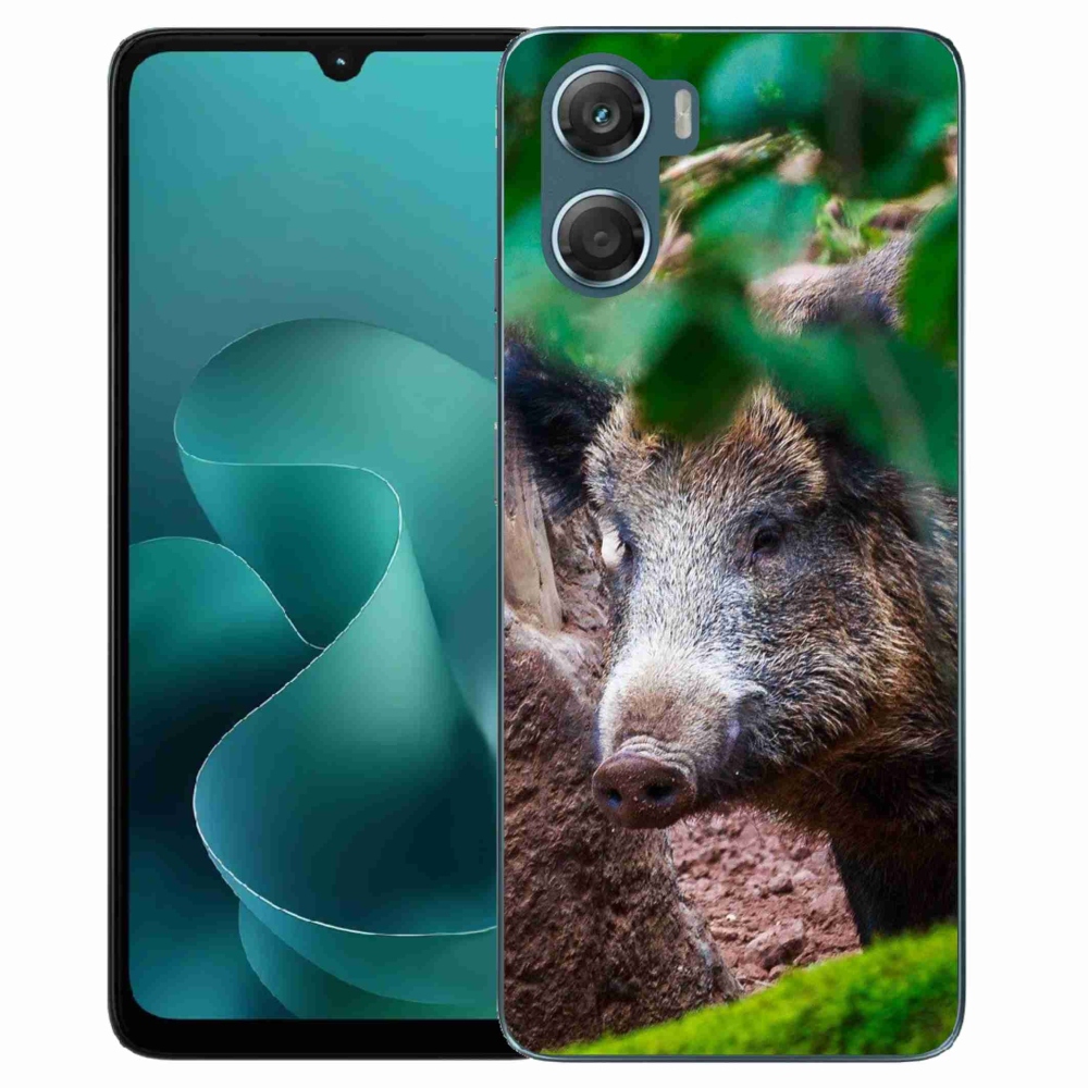 Gélový kryt mmCase na Motorola G06/G06 Power - divoké prasa