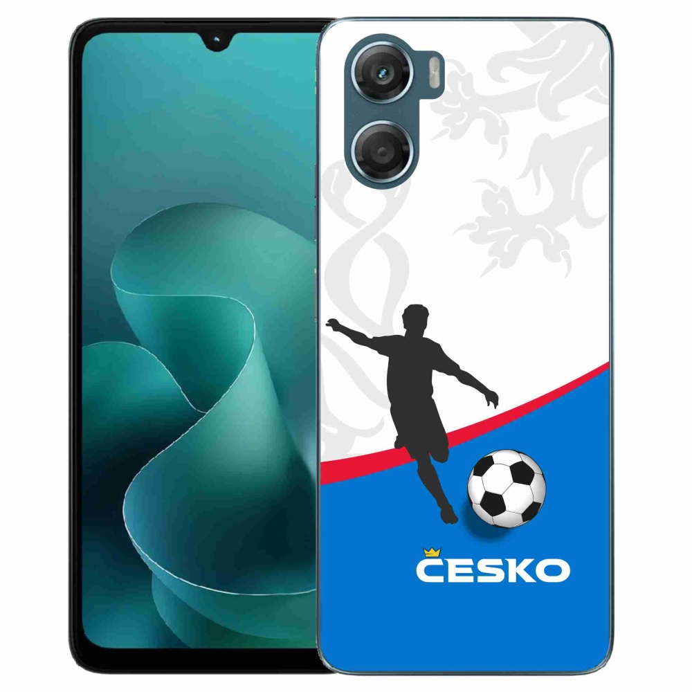 Gélový kryt mmCase na Motorola G06/G06 Power - futbal Česko 1