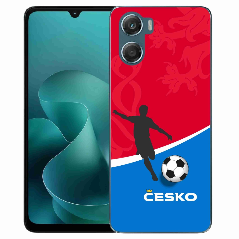Gélový kryt mmCase na Motorola G06/G06 Power - futbal Česko