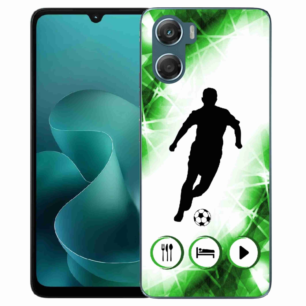 Gélový kryt mmCase na Motorola G06/G06 Power - futbalista