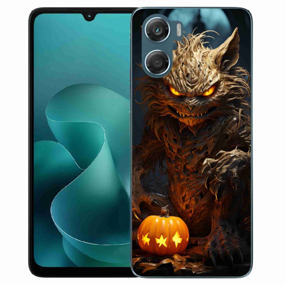Gélový kryt mmCase na Motorola G06/G06 Power - halloweenska príšera