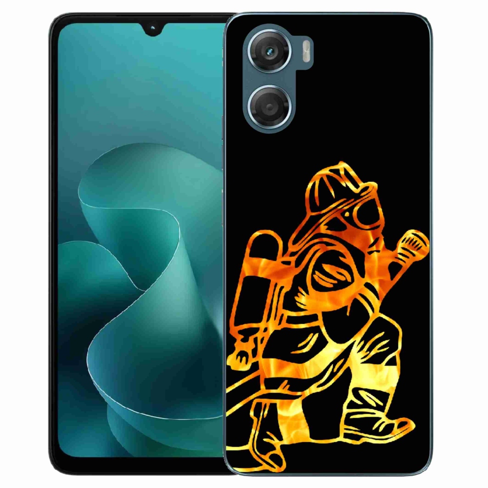 Gélový kryt mmCase na Motorola G06/G06 Power - hasič 1