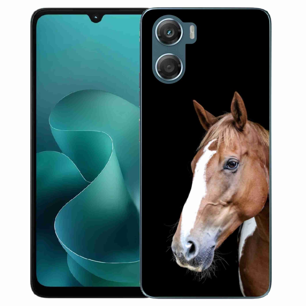 Gélový kryt mmCase na Motorola G06/G06 Power - hnedý kôň 3