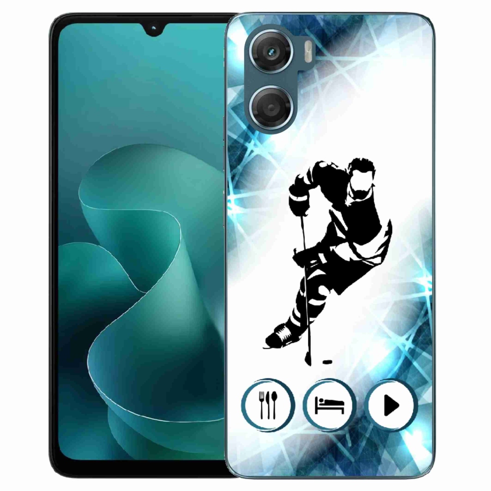Gélový kryt mmCase na Motorola G06/G06 Power - hokej 1