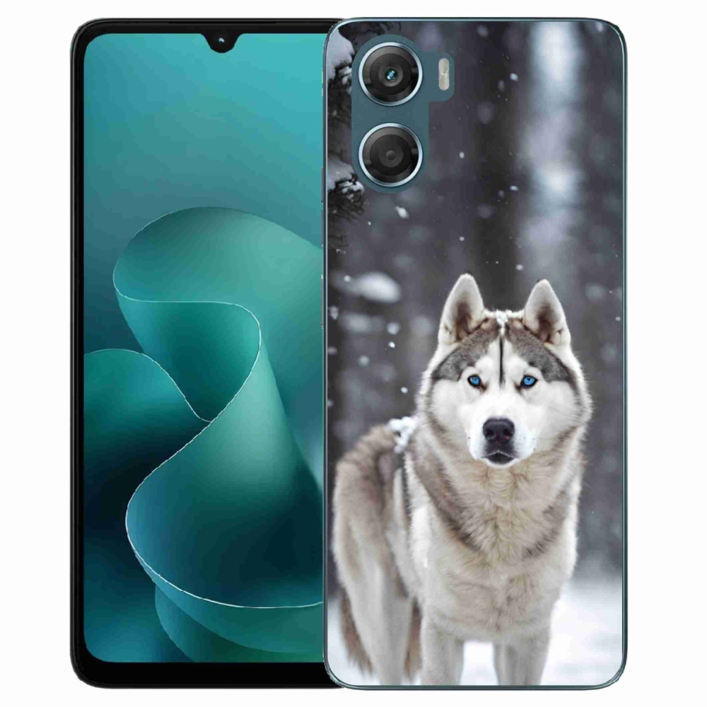 Gélový kryt mmCase na Motorola G06/G06 Power - husky 2