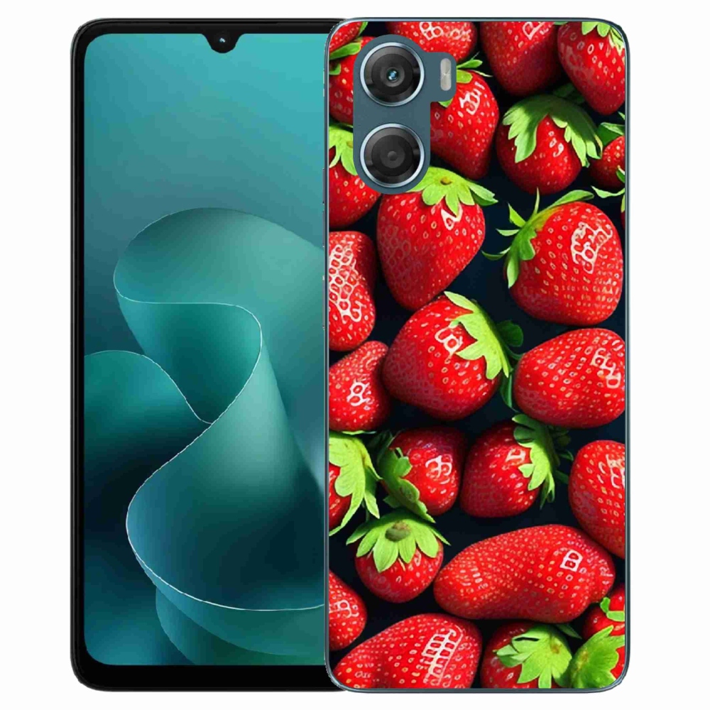 Gélový kryt mmCase na Motorola G06/G06 Power - jahody