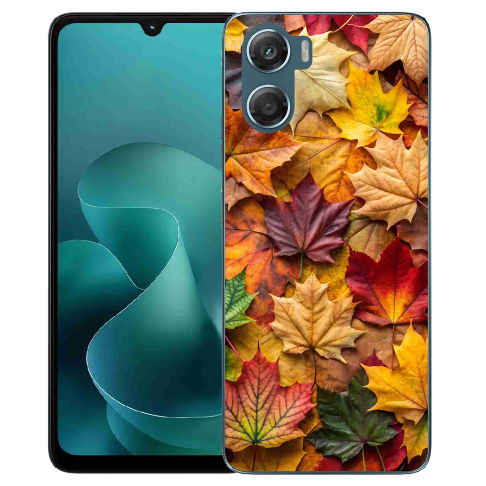 Gélový kryt mmCase na Motorola G06/G06 Power - javorové listy 2