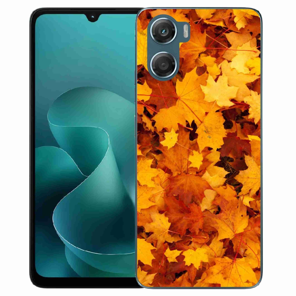 Gélový kryt mmCase na Motorola G06/G06 Power - javorové listy