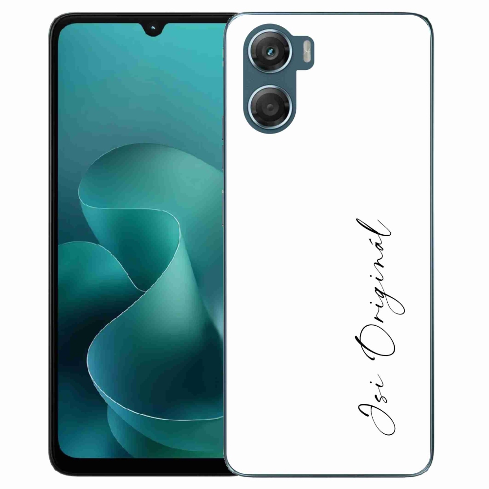 Gélový kryt mmCase na Motorola G06/G06 Power - si originál biele pozadie