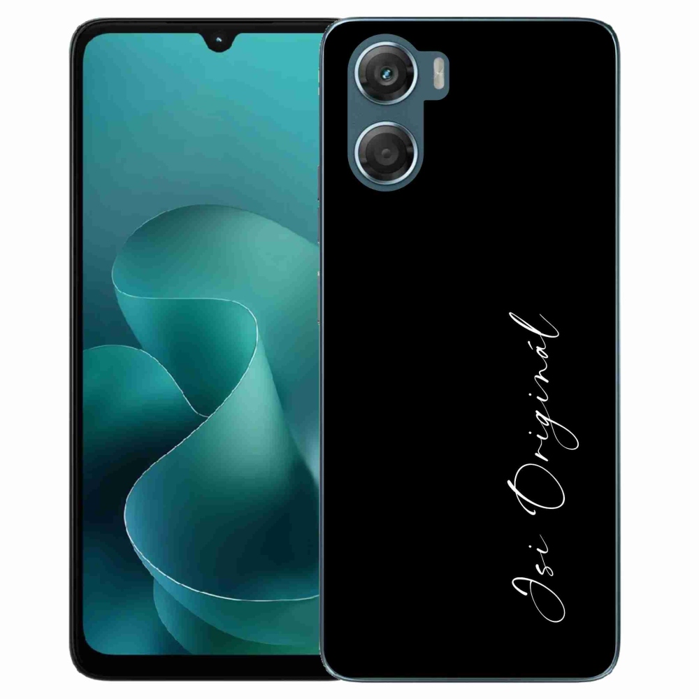 Gélový kryt mmCase na Motorola G06/G06 Power - si originál čierne pozadie