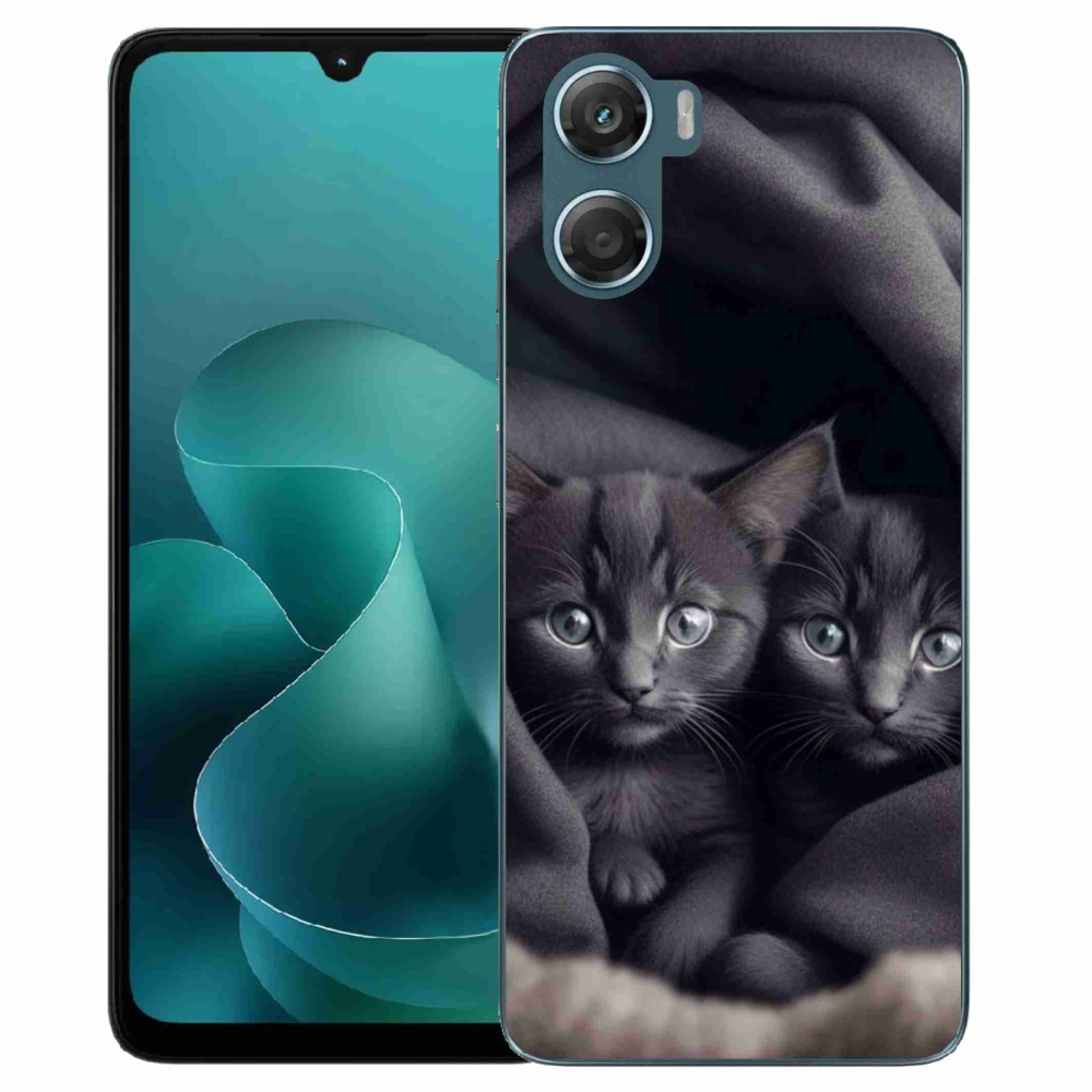 Gélový kryt mmCase na Motorola G06/G06 Power - mačacie duo