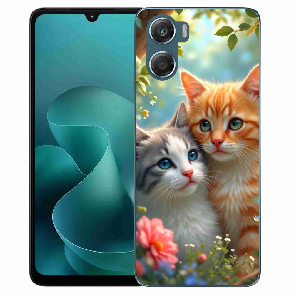 Gélový kryt mmCase na Motorola G06/G06 Power - mačacia láska 2