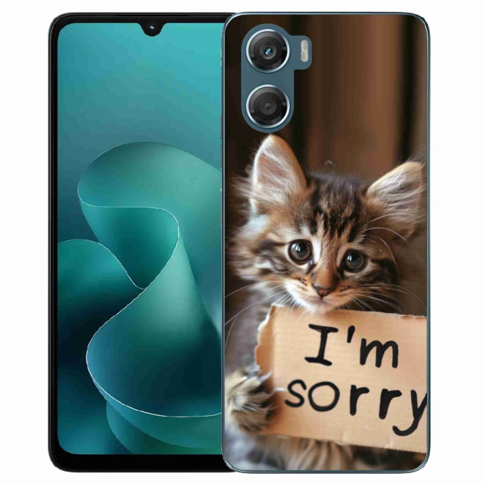 Gélový kryt mmCase na Motorola G06/G06 Power - mačacie ospravedlnenie