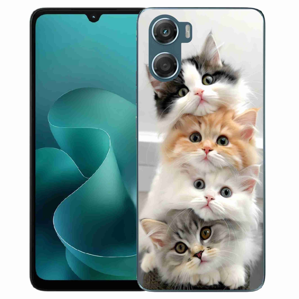 Gélový kryt mmCase na Motorola G06/G06 Power - mačacia partia