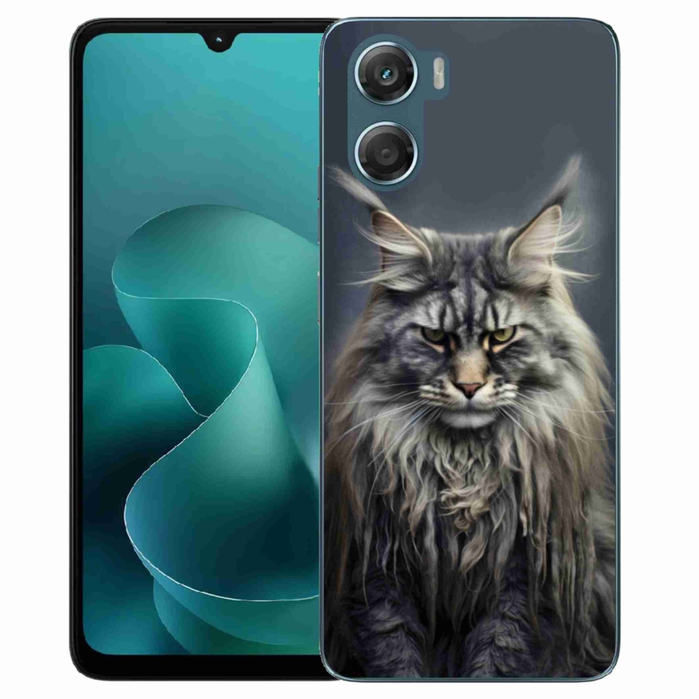 Gélový kryt mmCase na Motorola G06/G06 Power - mačacie pohľad 4
