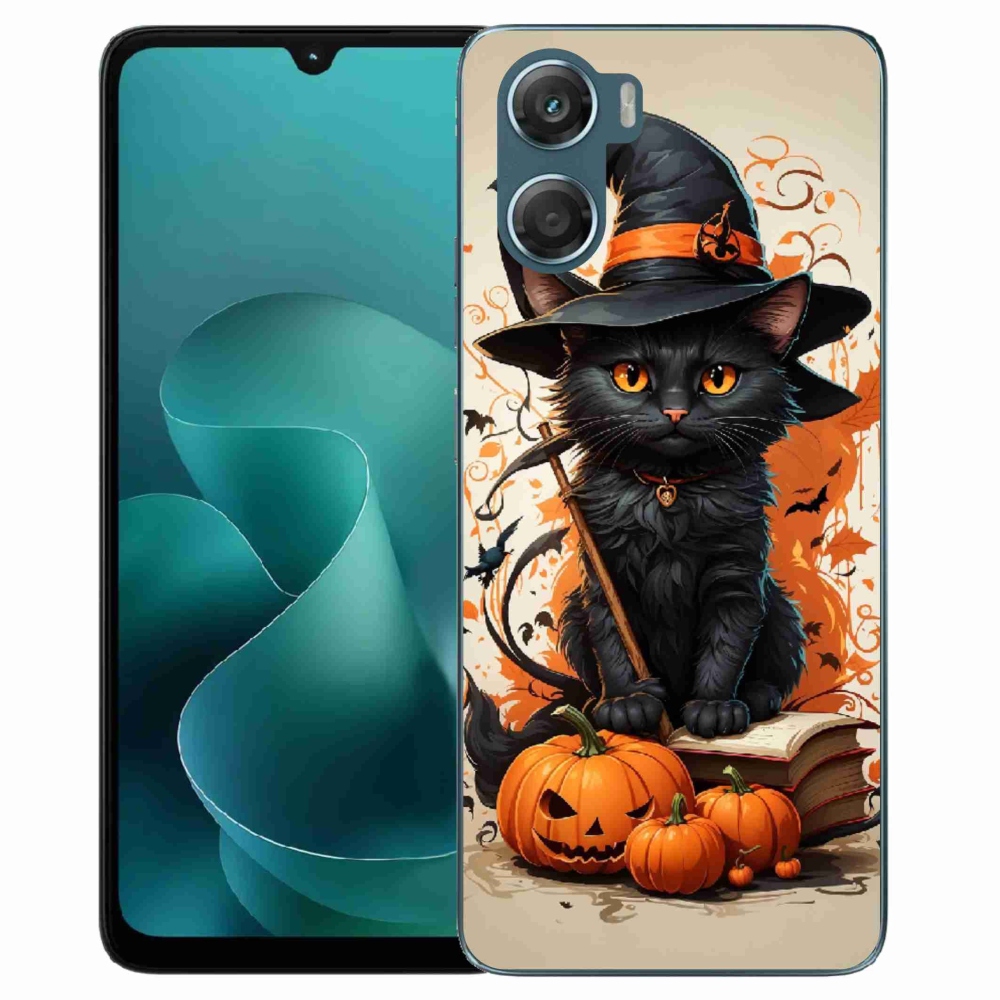 Gélový kryt mmCase na Motorola G06/G06 Power - kocúr čarodejník