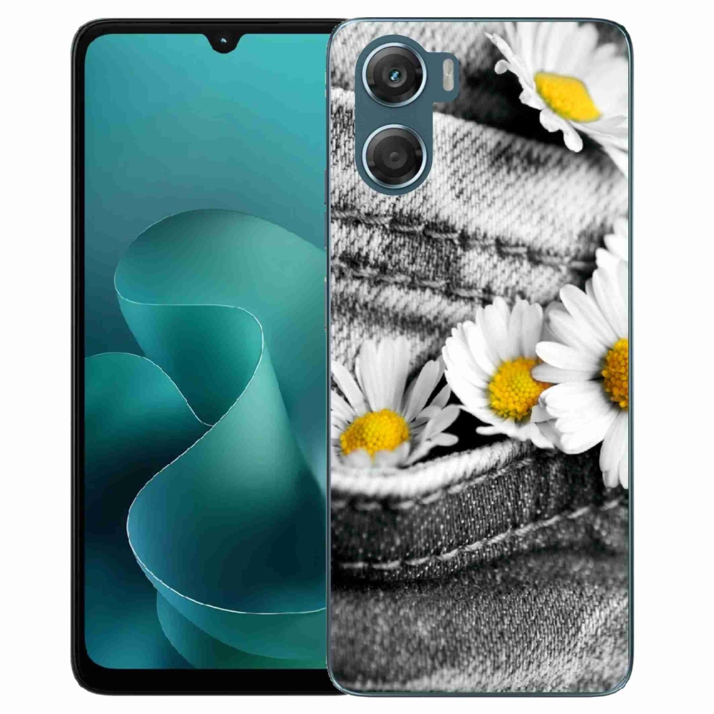 Gélový kryt mmCase na Motorola G06/G06 Power - margarétky
