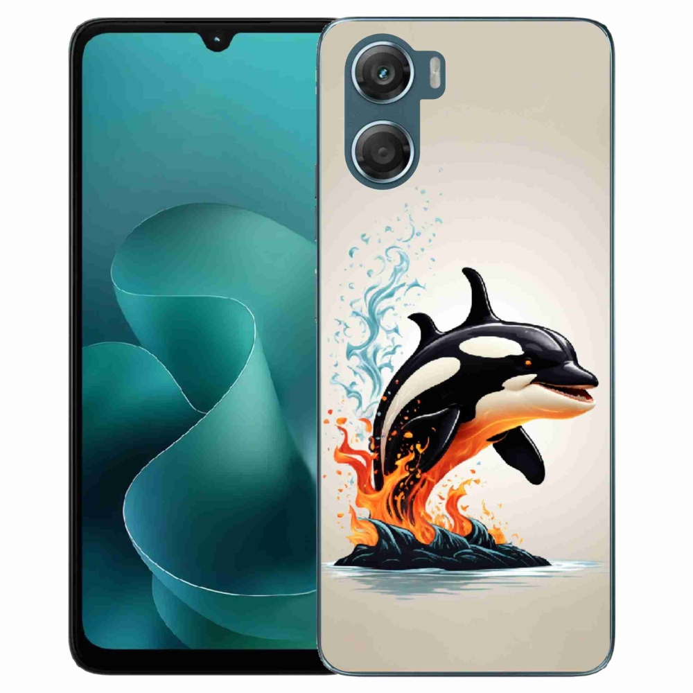 Gélový kryt mmCase na Motorola G06/G06 Power - kosatka