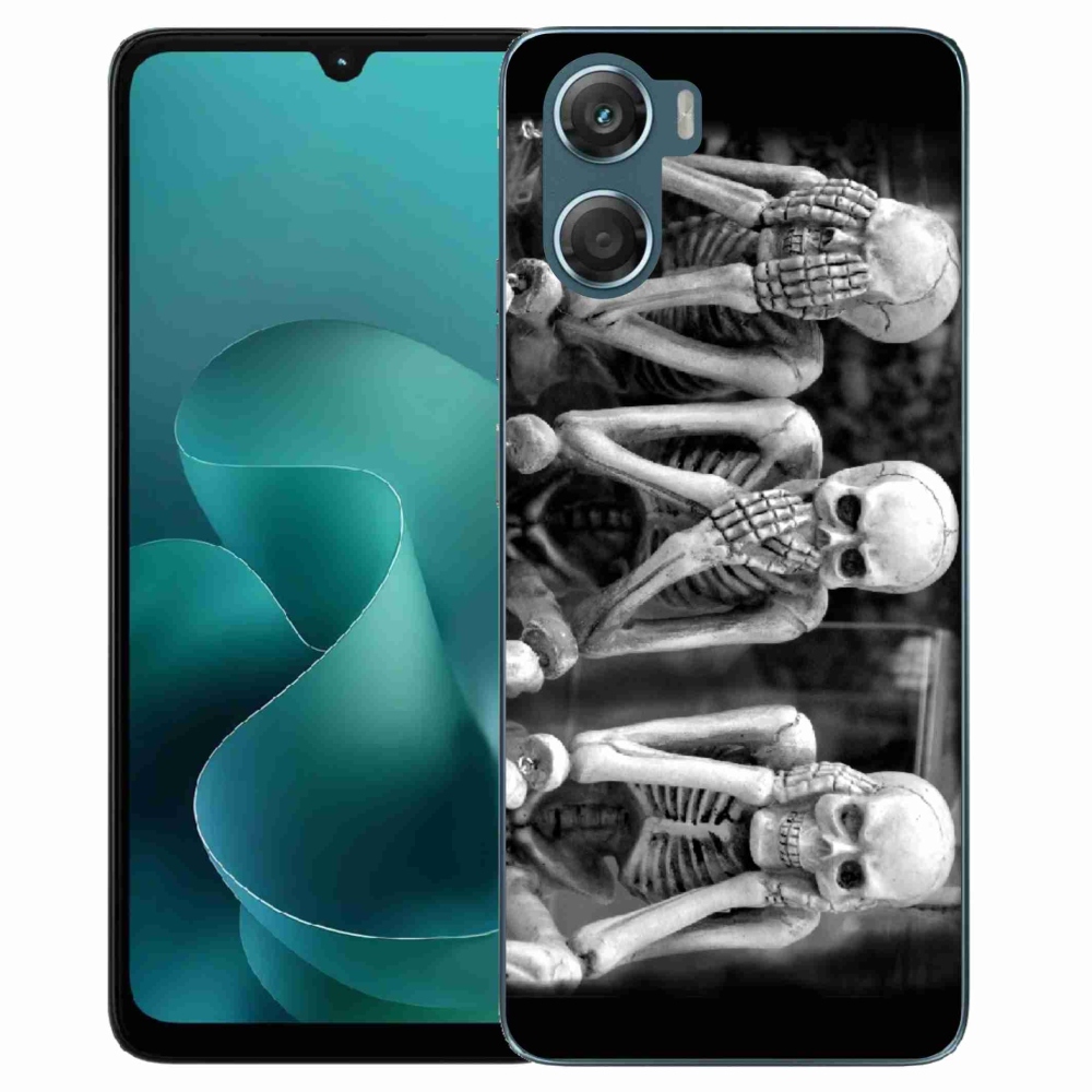 Gélový kryt mmCase na Motorola G06/G06 Power - kostlivci