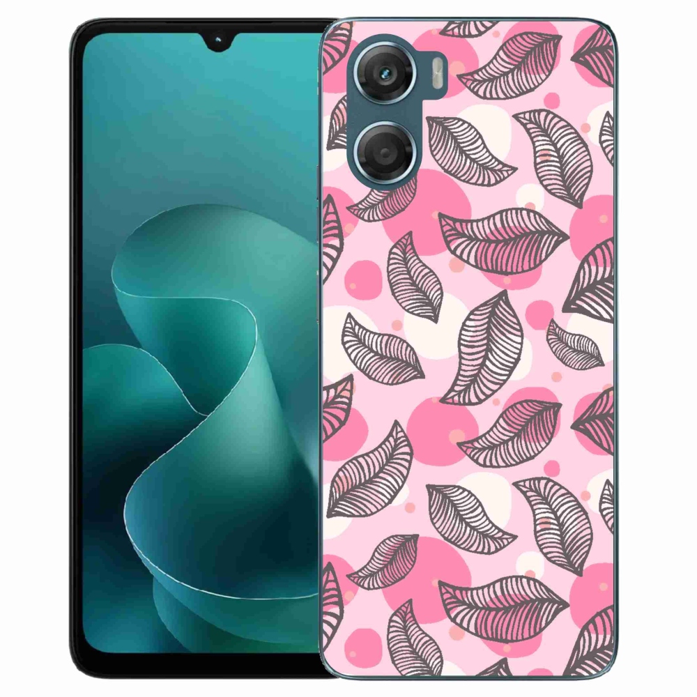 Gélový kryt mmCase na Motorola G06/G06 Power - kreslené padajúce listy