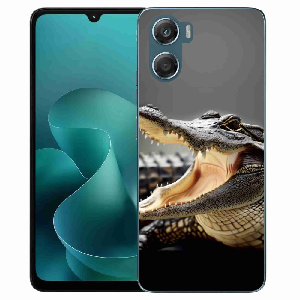 Gélový kryt mmCase na Motorola G06/G06 Power - krokodíl