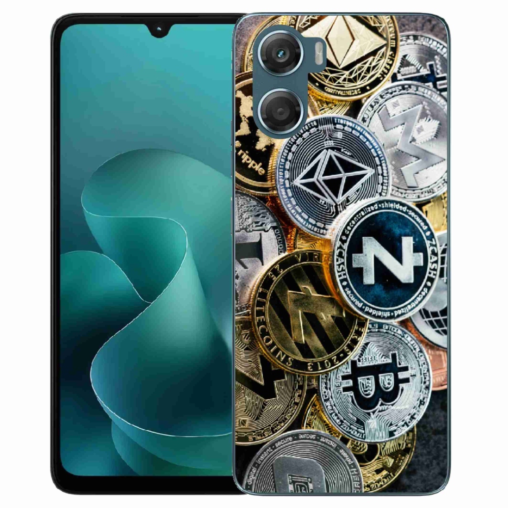 Gélový kryt mmCase na Motorola G06/G06 Power - kryptomeny