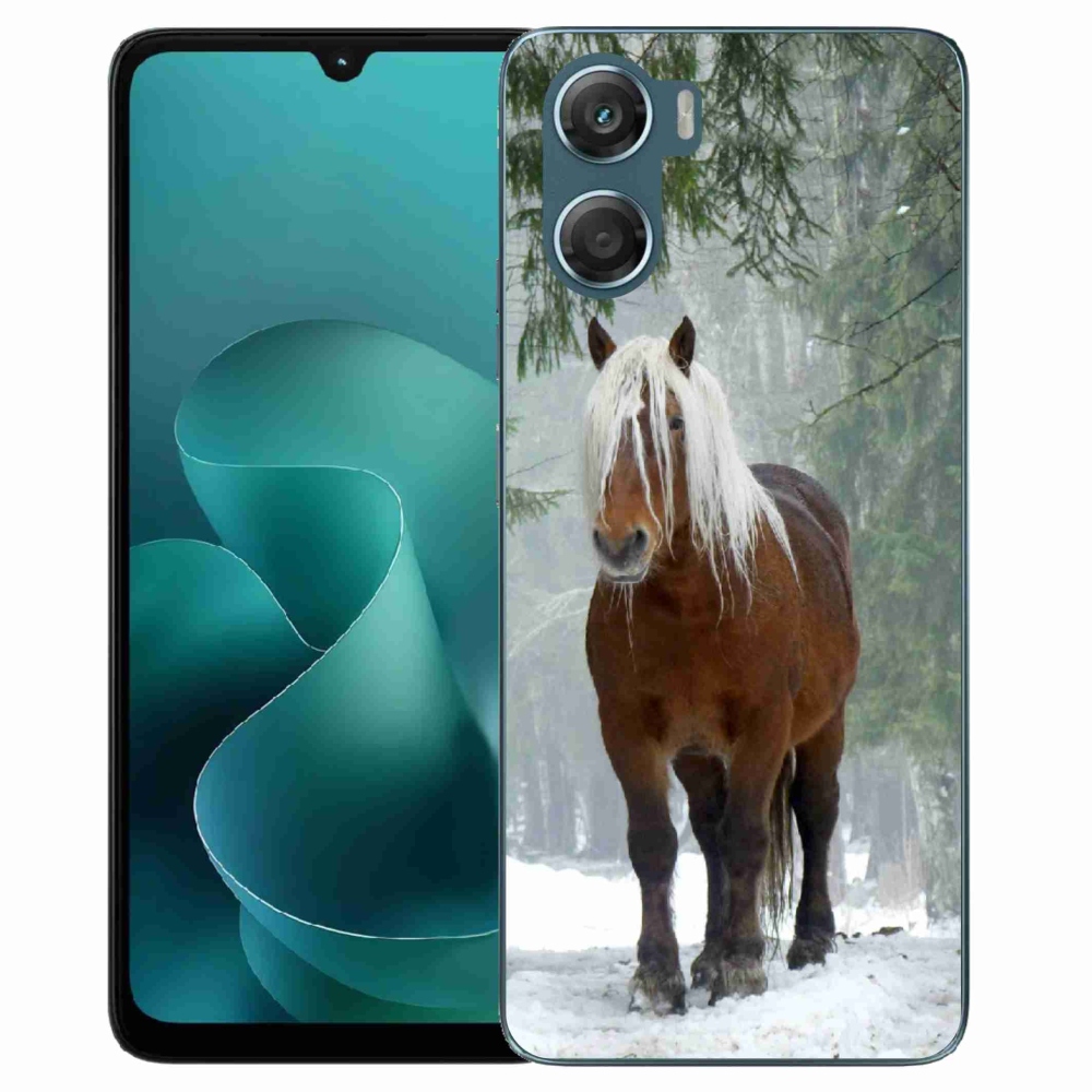 Gélový kryt mmCase na Motorola G06/G06 Power - kôň v lese