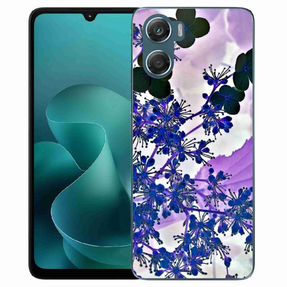 Gélový kryt mmCase na Motorola G06/G06 Power - kvet hortenzie