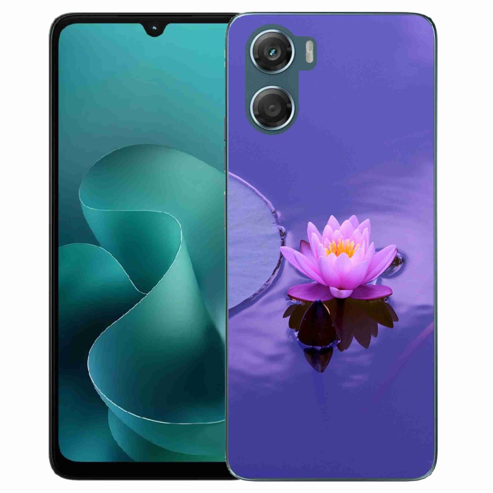 Gélový kryt mmCase na Motorola G06/G06 Power - kvet na hladine