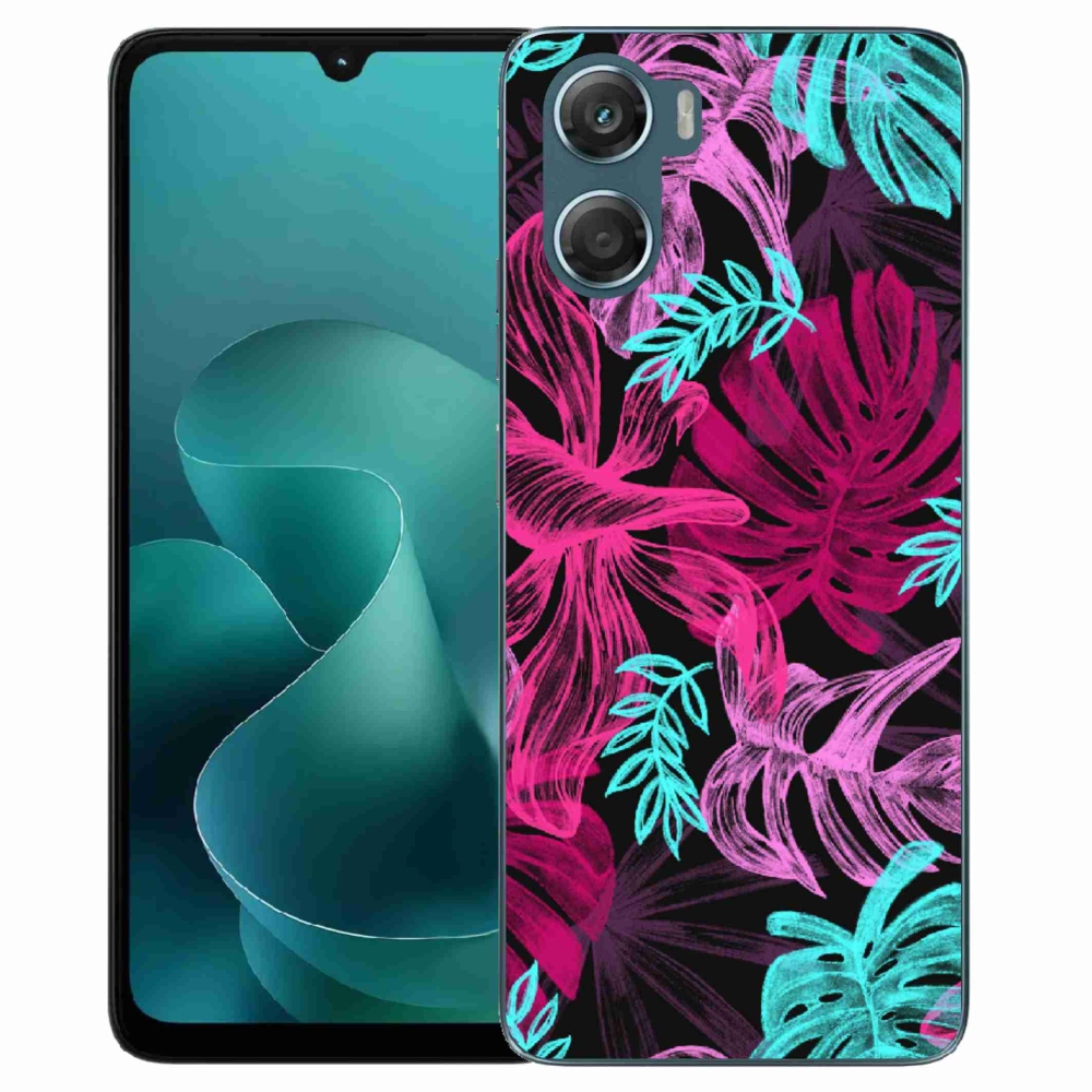 Gélový kryt mmCase na Motorola G06/G06 Power - kvety 1
