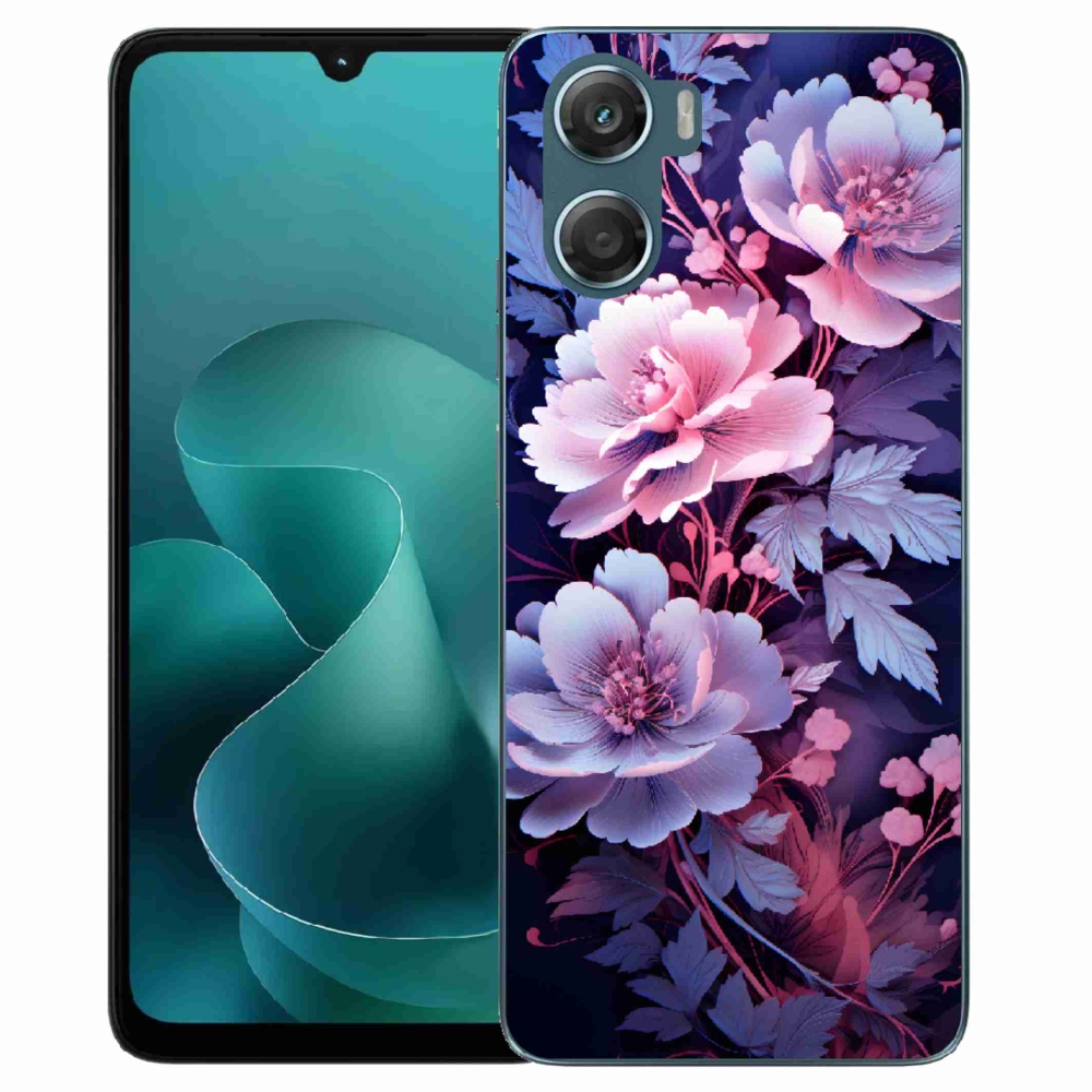 Gélový kryt mmCase na Motorola G06/G06 Power - kvety 11