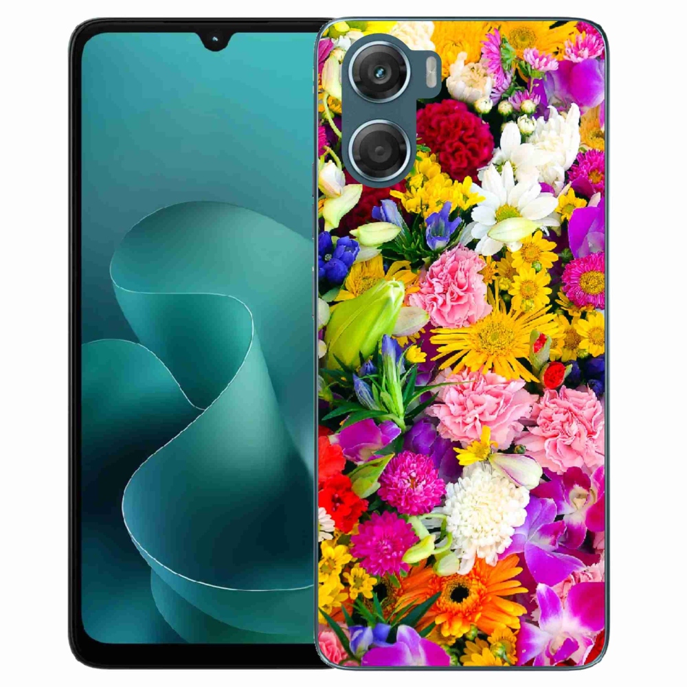 Gélový kryt mmCase na Motorola G06/G06 Power - kvety 12