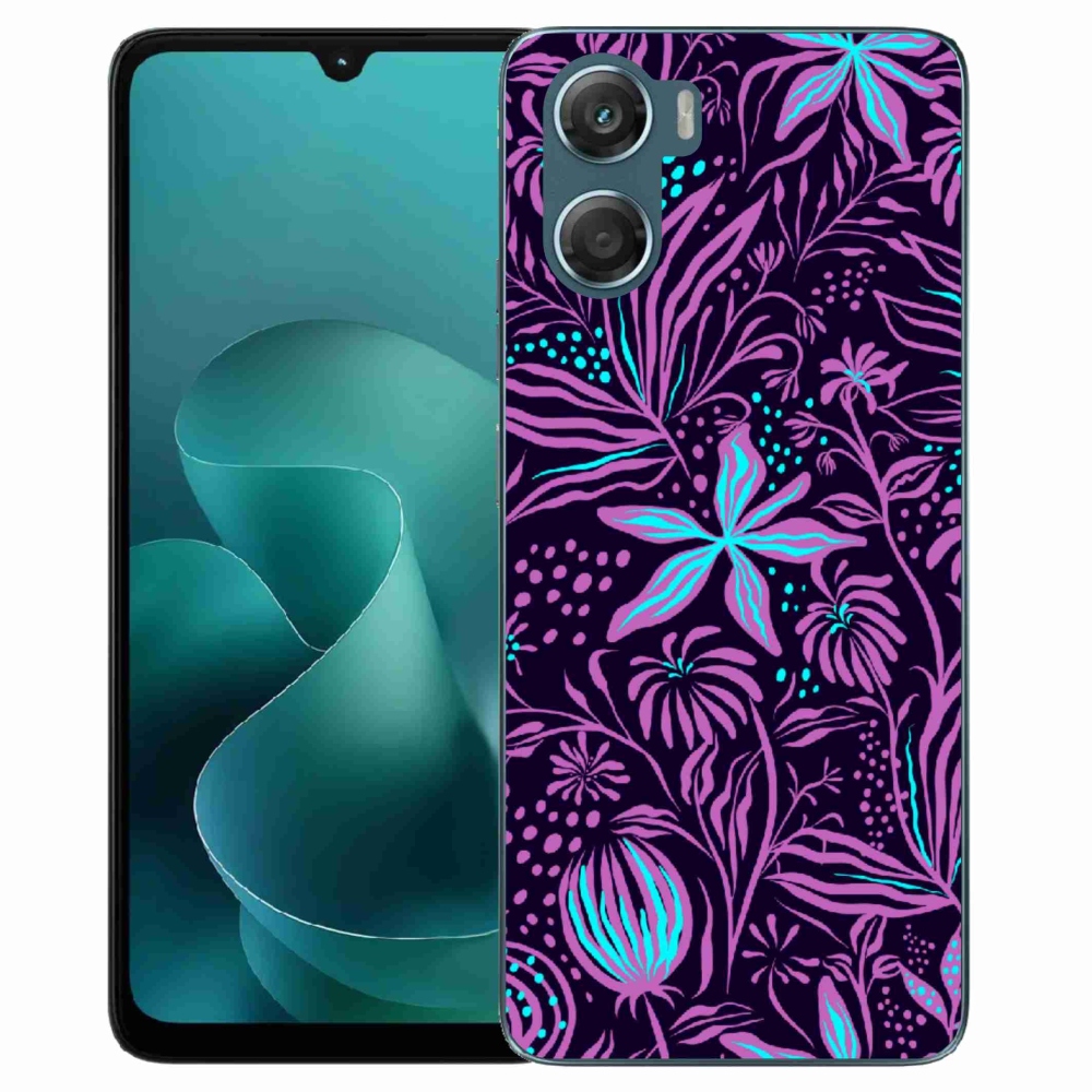 Gélový kryt mmCase na Motorola G06/G06 Power - kvety 2