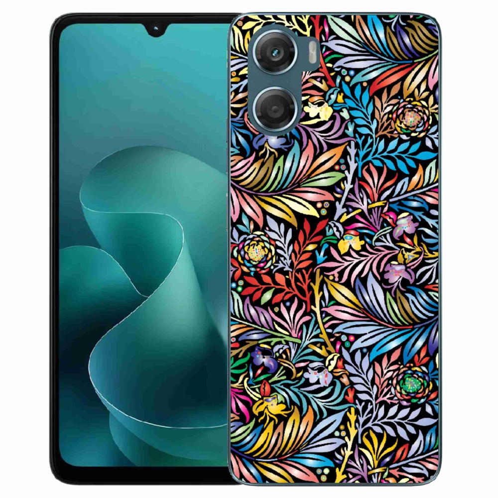 Gélový kryt mmCase na Motorola G06/G06 Power - kvety 5