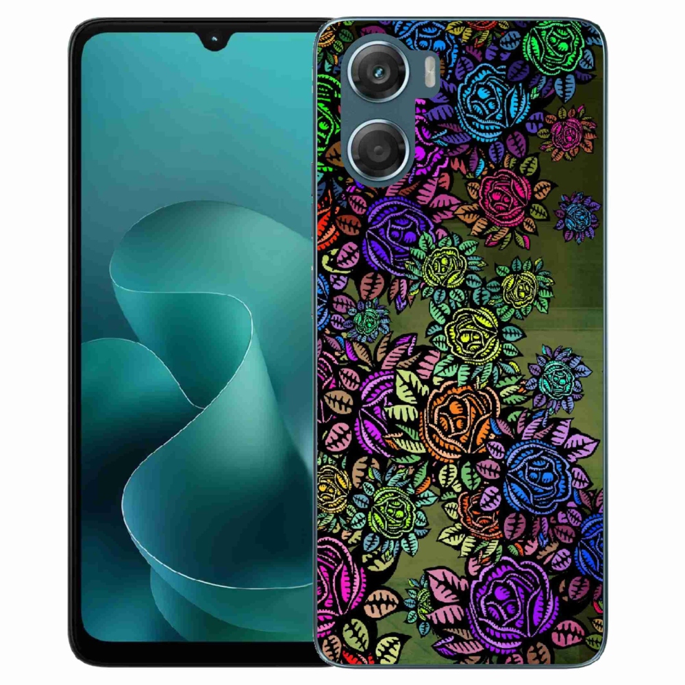 Gélový kryt mmCase na Motorola G06/G06 Power - kvety 6