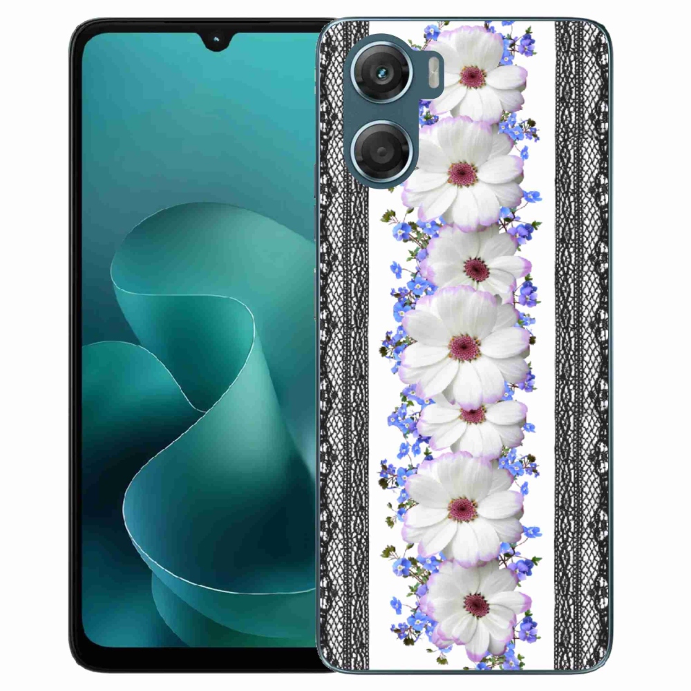 Gélový kryt mmCase na Motorola G06/G06 Power - kvety 8
