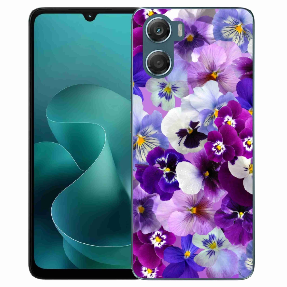 Gélový kryt mmCase na Motorola G06/G06 Power - kvety 9