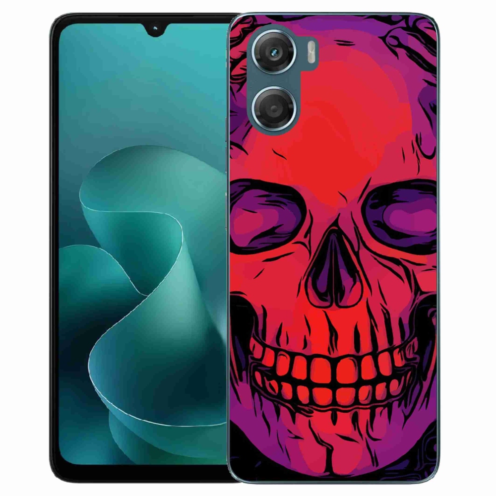 Gélový kryt mmCase na Motorola G06/G06 Power - lebka