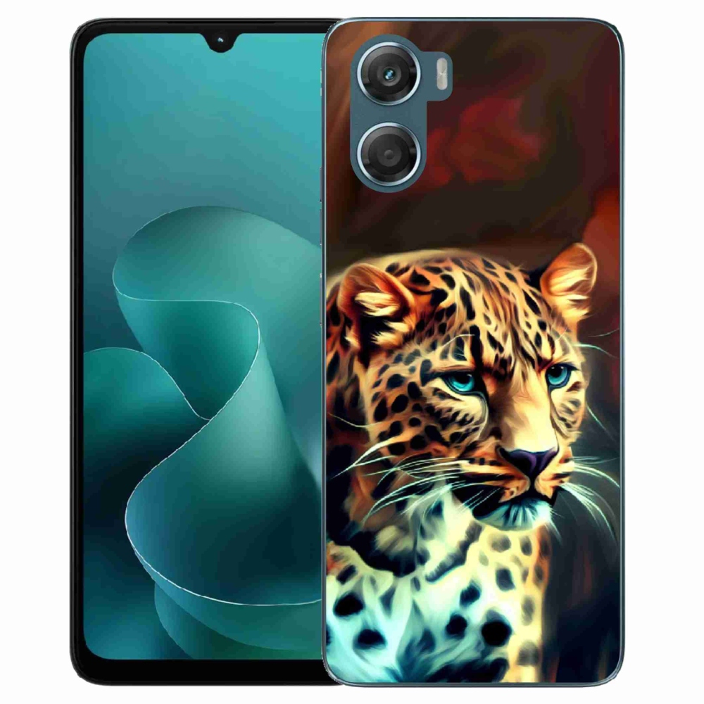 Gélový kryt mmCase na Motorola G06/G06 Power - leopard