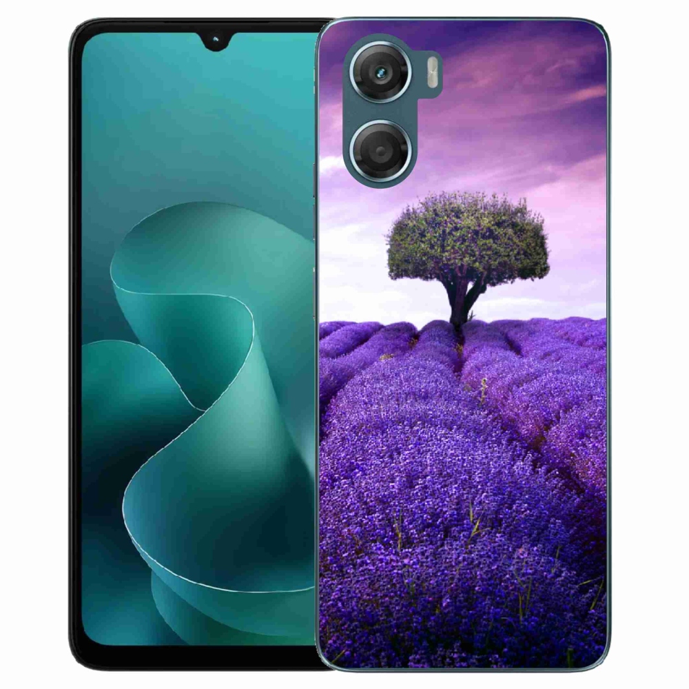 Gélový kryt mmCase na Motorola G06/G06 Power - levanduľová lúka